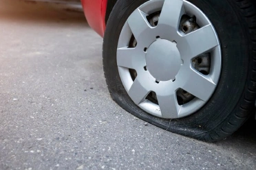 Flat tyre
